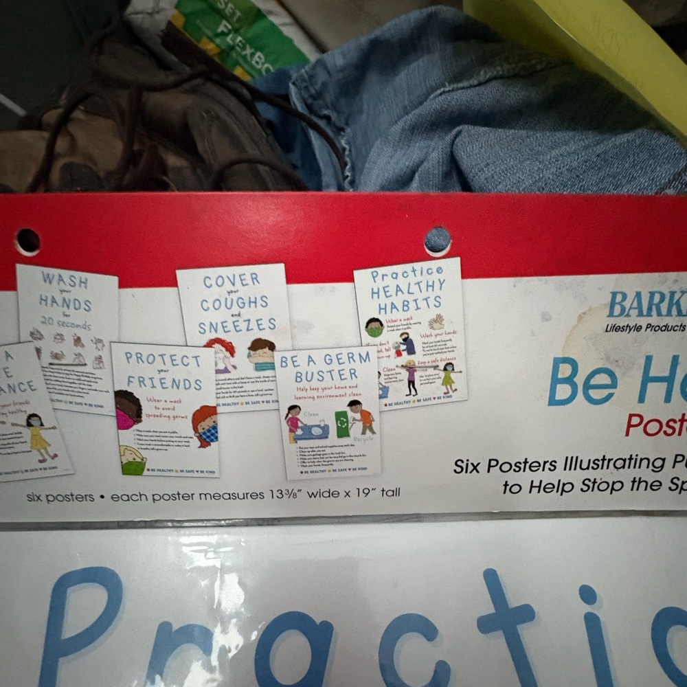 Be Healthy Poster Set - Multicolor - Picture 8 of 14